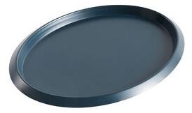 Ellipse Small Tray - / 23 x 18 cm - Metal by Hay Green