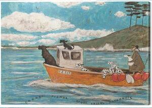 Canvas Print Sam Toft - Dogger, Fisher, Light Vessel Automatic