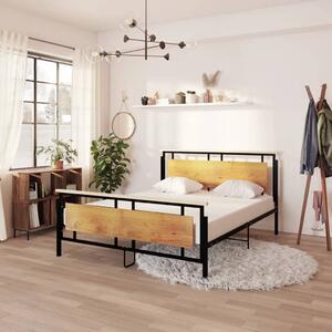 Bed Frame without Mattress Metal 160x200 cm