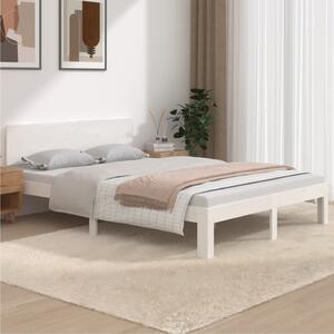 Bed Frame without Mattress White 150x200cm King Size