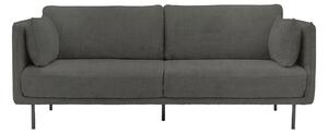 Derby 3 Seater Sofa, Velvet Grey