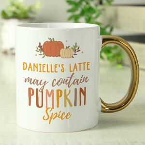 Personalised Pumpkin Spice Mug White