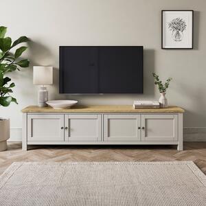 Olney Stone Extra Wide TV Unit for TVs up to 80 Stone
