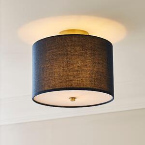 Prescot Flush Light Ceiling Fitting Blue