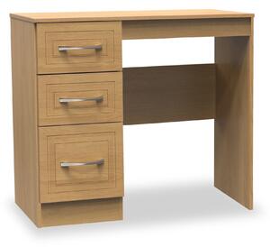 Killgarth 3 Drawer Dressing Table | White or Oak Effect | Roseland