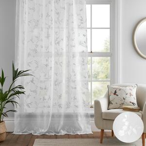 Darnley Ready Made Slot Top Voile Panel White