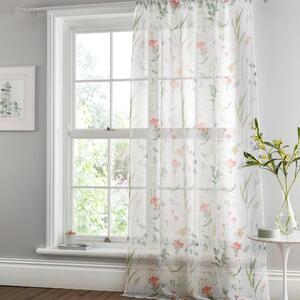 Spring Glade Ready Made Slot Top Voile Panel Multi