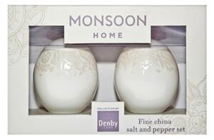 Monsoon Lucille Gold Salt & Pepper Pots