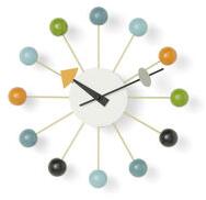 Ball Clock Wall clock - / By George Nelson, 1948-1960 / Ø 33 cm by Vitra Multicoloured