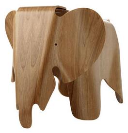 Eames Elephant (1945) Decoration - / L 78.5 cm - Plywood by Vitra Natural wood