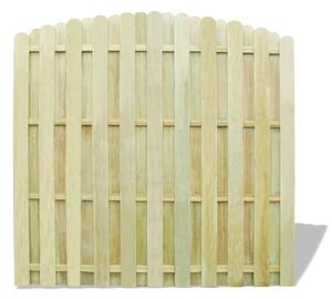 Fence Panel Impregnated Pinewood 180x(165-180) cm