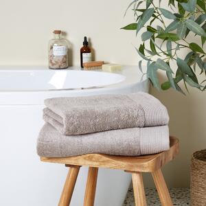 Lyocell Blend Natural Towel Brown