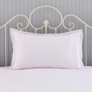 Holly Willoughby Plain 100% Cotton Oxford Pillowcase Pink