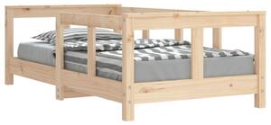 Kids Bed Frame 70x140 cm Solid Wood Pine
