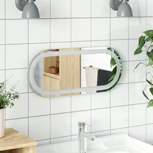 LED Bathroom Mirror 60x25 cm Oval