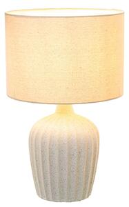 Desk lamp Alexandra House Living Beige Multicolour Ceramic 40 W 28 x 47 x 28 cm