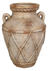 Decorative jug Romimex Beige 35 x 44 x 35 cm With handles