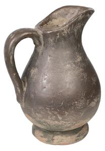 Decorative jug Romimex Brown Grey 23 x 31 x 20 cm