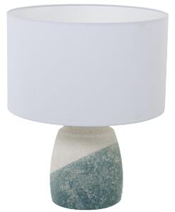 Desk lamp Alexandra House Living Blue White Beige Ceramic 60 W 35 x 42 x 35 cm