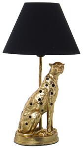 Desk lamp Alexandra House Living Black Gold Golden Plastic 40 W 26 x 46 x 2 cm Panther