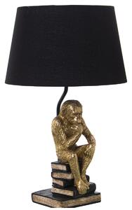 Desk lamp Alexandra House Living Black Gold Golden Plastic 40 W 31 x 51 x 31 cm Monkey