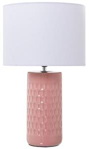 Desk lamp Alexandra House Living Multicolour Pink Ceramic 40 W 25 x 42 x 25 cm