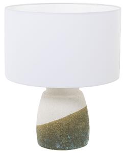 Desk lamp Alexandra House Living Green Beige Ceramic 60 W 35 x 42 x 35 cm