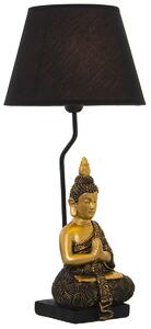 Desk lamp Alexandra House Living Black Plastic 40 W 28 x 60 x 28 cm Buddha