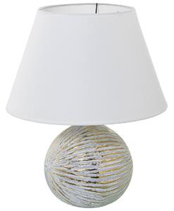 Desk lamp Alexandra House Living White Golden Ceramic 40 W 35 x 43 x 35 cm