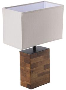 Desk lamp Alexandra House Living Brown Wood 60 W 38 x 51 x 18 cm