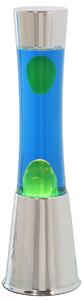 Lava Lamp Alexandra House Living Yellow Blue Metal 11 x 39 x 11 cm