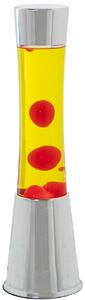 Lava Lamp Alexandra House Living Yellow Pink Metal 11 x 39 x 11 cm