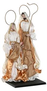 Christmas nativity set Home ESPRIT White Golden 27 x 24 x 50 cm