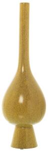 Vase Alexandra House Living Yellow Ceramic 19 x 60 x 19 cm