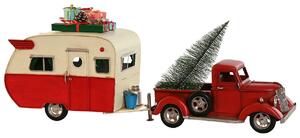 Christmas bauble Home ESPRIT Red Caravan 73 x 19 x 28,5 cm