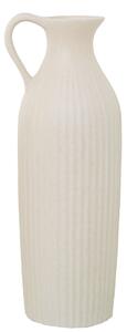 Vase Alexandra House Living Cream Ceramic 14 x 36 x 14 cm