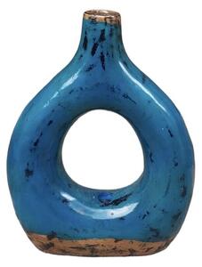 Decorative Figure Romimex Blue 20 x 26 x 10 cm