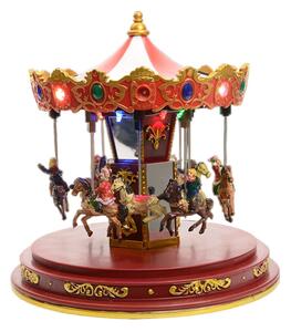 Christmas bauble Lumineo Carousel 24 x 24 x 25 cm Light Movement