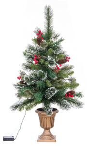 Christmas Tree Green Multicolour 80 x 45 x 18 cm (4 Units)