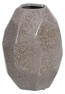 Vase Grey Ceramic 23 x 23 x 35 cm