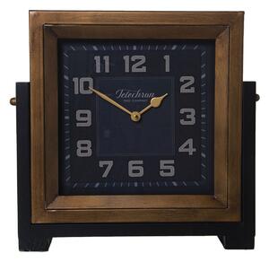 Table clock Alexandra House Living Brown Metal 34 x 34 x 10 cm