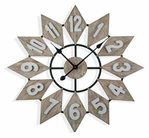 Wall Clock MDF Wood (5 x 70 x 70 cm)