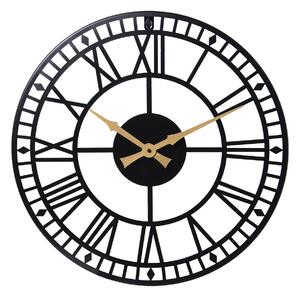 Wall Clock Alexandra House Living Black Metal 45 x 3 x 45 cm