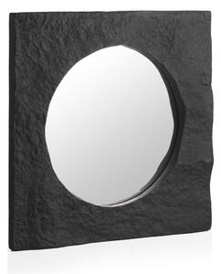 Hanging mirror Alexandra House Living Black 80 x 80 x 7 cm