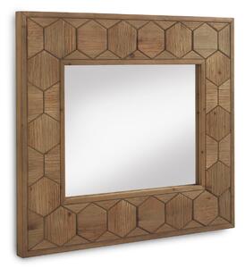 Hanging mirror Alexandra House Living Natural 89 x 80 x 4 cm