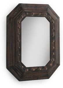 Hanging mirror Alexandra House Living Brown 70 x 90 x 6 cm