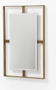 Hanging mirror Alexandra House Living Golden 51 x 78 x 3 cm