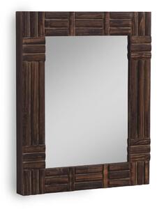 Hanging mirror Alexandra House Living Brown 57 x 70 x 6 cm