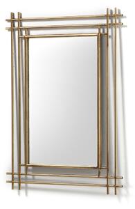 Hanging mirror Alexandra House Living Golden 63 x 83 x 2 cm