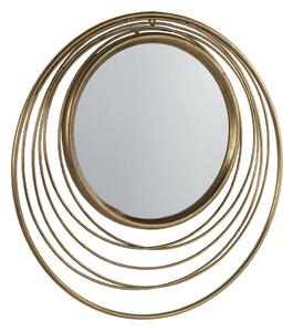 Hanging mirror Alexandra House Living Golden 73 x 73 x 2 cm